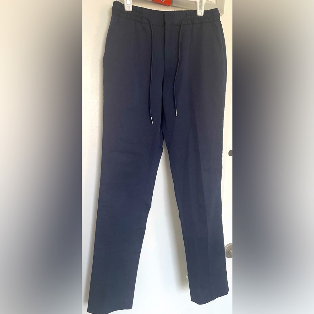 Express Men's Navy Drawstring Pants XS